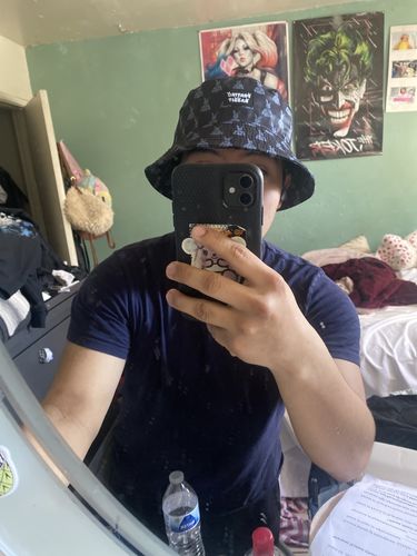 Customer photo review of All-Over Print Bucket Hat