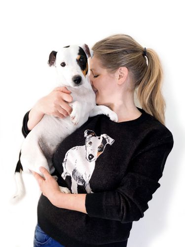 Customer photo review of Full-Body Pet Custom Sweater