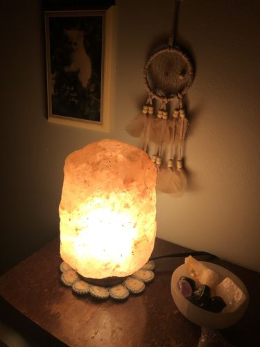Customer photo review of Original Himalayan Salt Lamp (Medium)