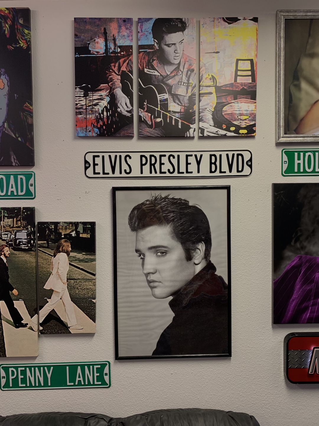 Customer photo review of Elvis Presley Wall Art