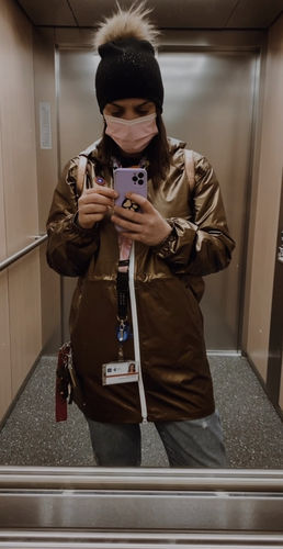 Customer photo review of Amelot Gold & Silver - Imperméable Long