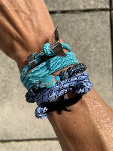 Customer photo review of "Turtle" tracking bracelet