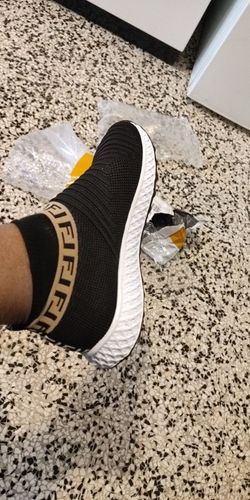 Customer photo review of Chaussures de marche pour femmes antidérapantes légères