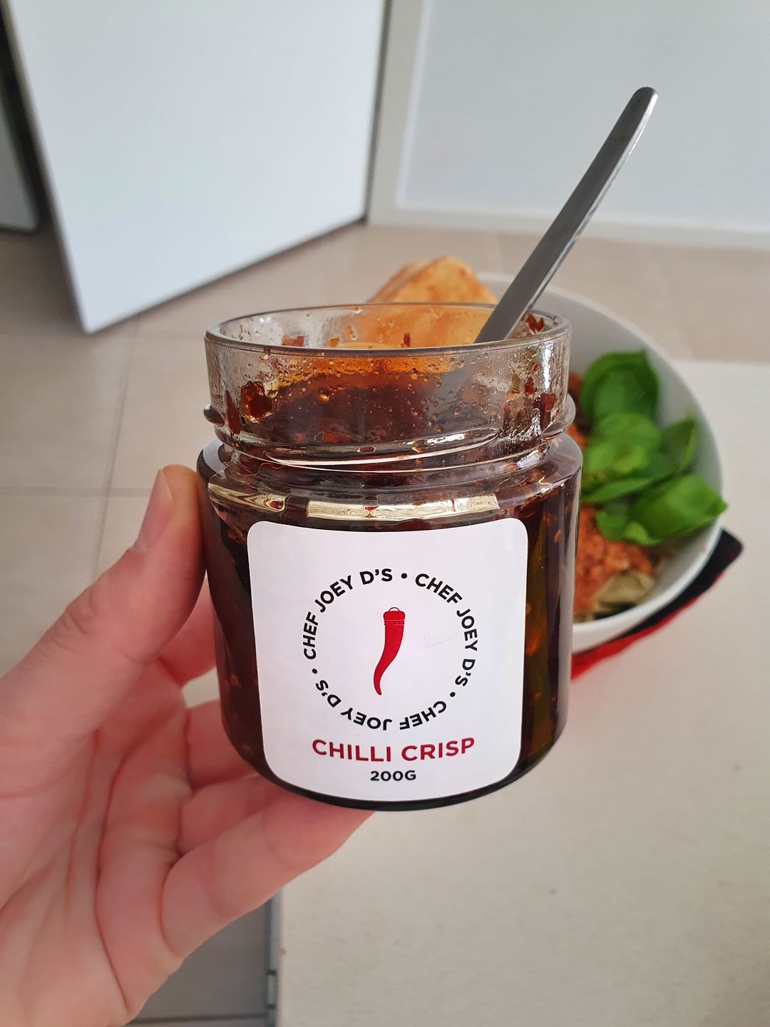 Customer photo review of Chef Joey D's Chilli Crisp 200g