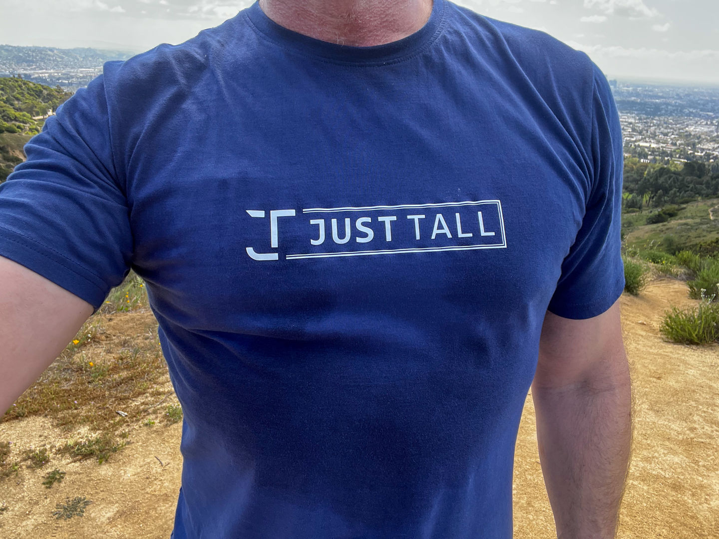 Customer photo review of Just Tall Organic T-shirt
