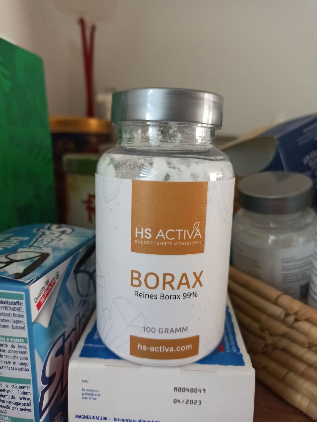 Customer photo review of Borax I Pharmazeutische Reinheit 99,9% I 100 Gramm