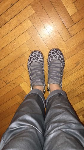 Customer photo review of Chaussures d'hiver imprimé léopard pour Femme
