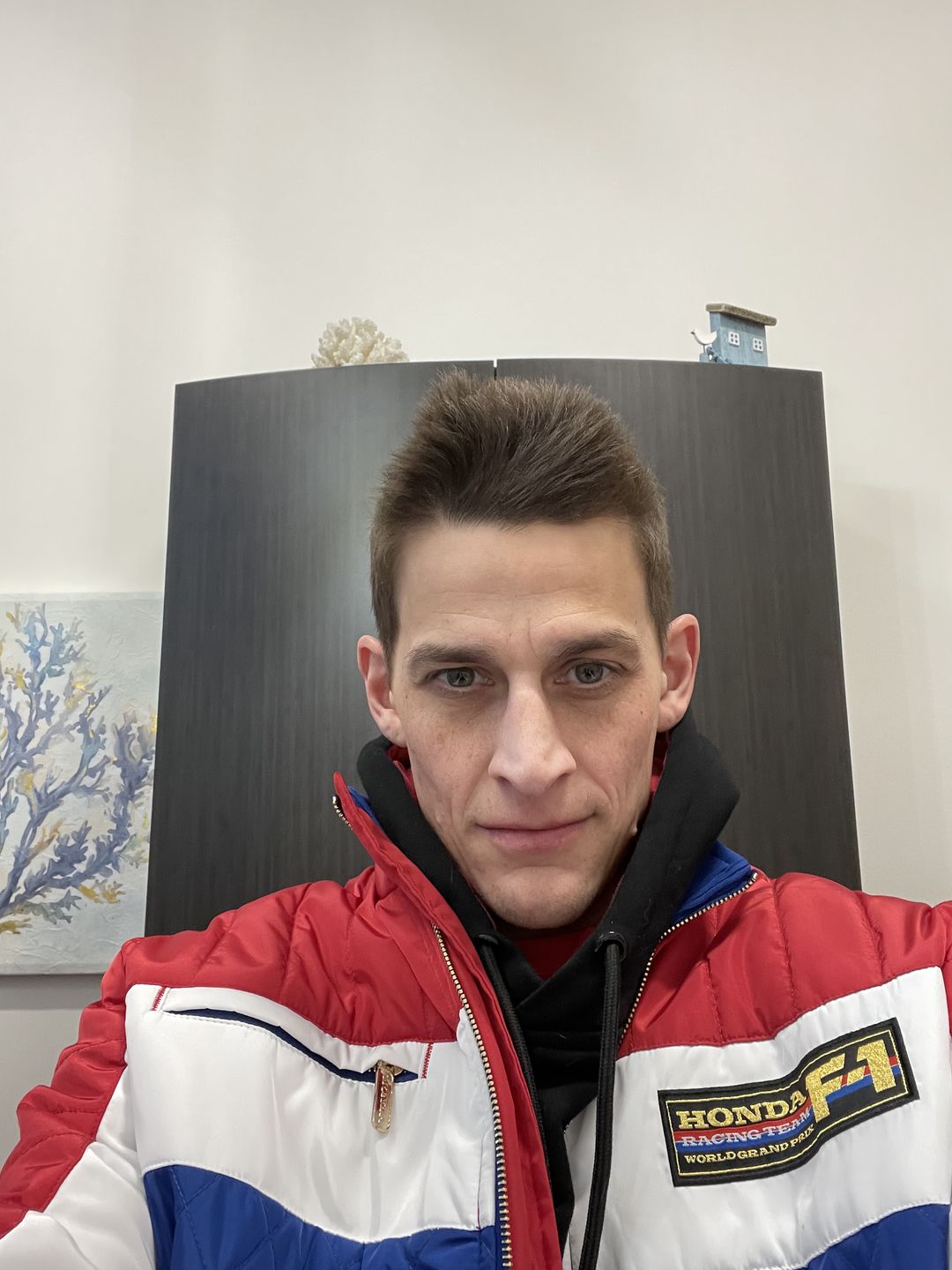 Customer photo review of 1983 Honda Racing Team F1 Quilted Jacket