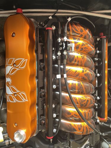 Customer photo review of Motion Raceworks V2 LS Flex Line Coolant Crossover Steam Kit for Low Pro Plastic Intakes 10-10006