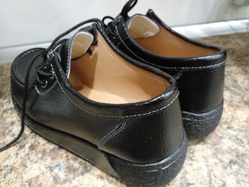 Customer photo review of Chaussures respirantes en cuir pour Femme
