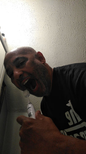 Customer photo review of Original Big Mouth Toothbrush