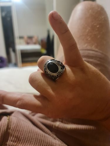Customer photo review of TOTEM GEMSTONE RING