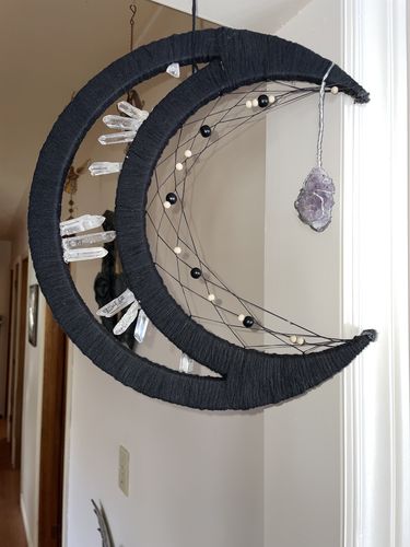 Customer photo review of Small Cut out moon DIY kit with tutorial
