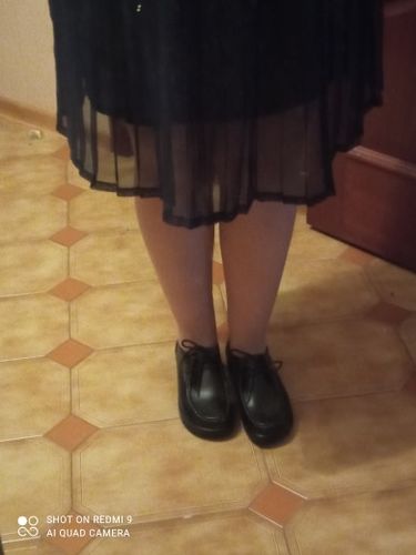 Customer photo review of Chaussures respirantes en cuir pour Femme