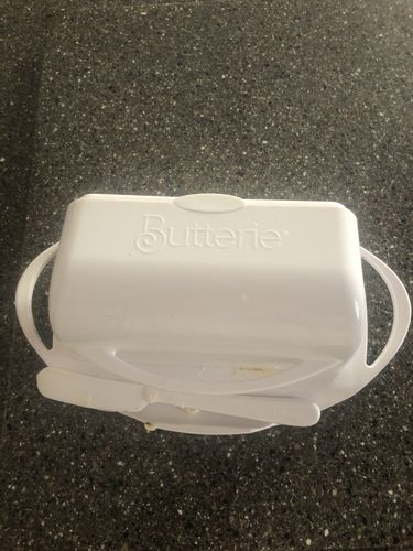 Customer photo review of Butterie - White Butter Dish