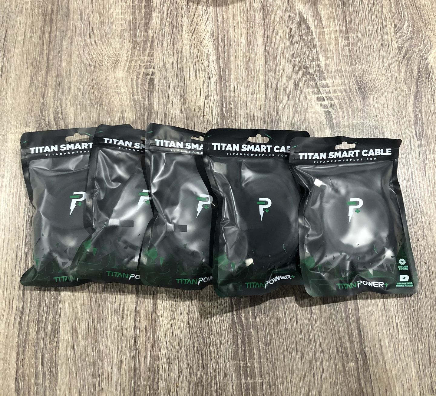 Customer photo review of Titan Smart Cable™ (3-Pack)+2 FREE