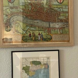 Customer photo review of The Oldest Map of London, 1559 - City of London, Westminster, Southwark