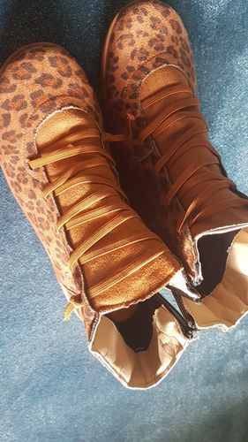 Customer photo review of Chaussures d'hiver imprimé léopard pour Femme