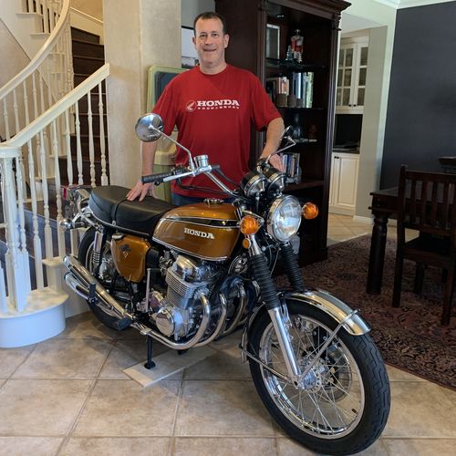 Customer photo review of 1964 Honda Brand Tee (Red)