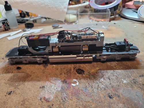 Customer photo review of BLI 6796 EMD SD40-2, Unpainted, Paragon4 Sound/DC/DCC, HO