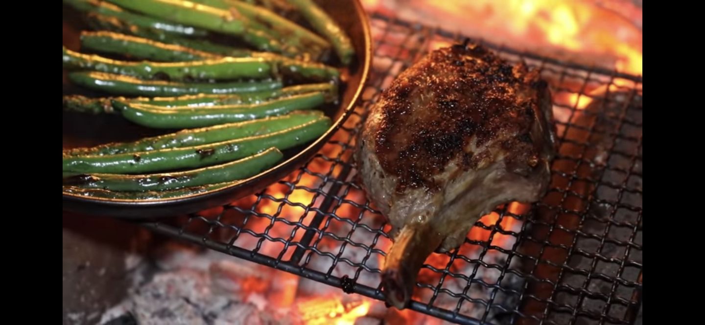 Customer photo review of Ultralight Titanium Grill