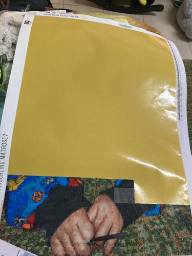 Customer photo review of Dein Wunschmotiv - als Diamond Painting  (eckige Steine)