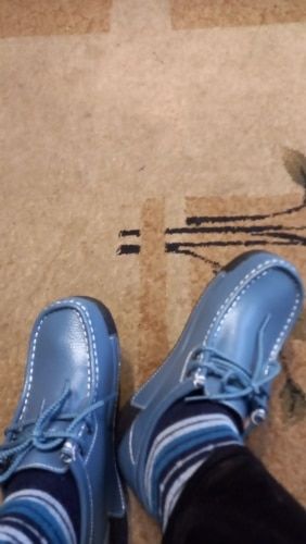 Customer photo review of Chaussures respirantes en cuir pour Femme