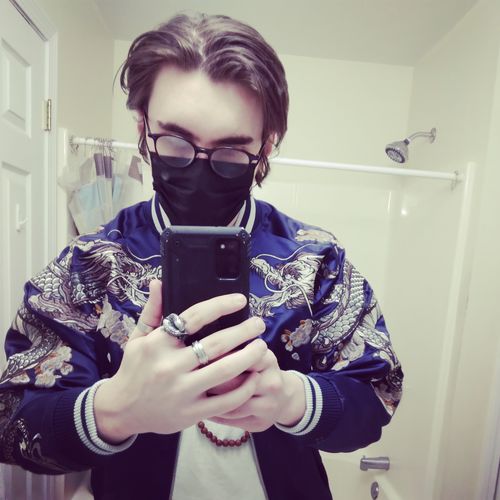 Customer photo review of Double Dragon & Phoenix Sukajan Souvenir Jacket
