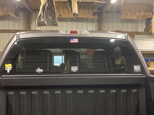 Customer photo review of Trigger Warning Sticker Pack