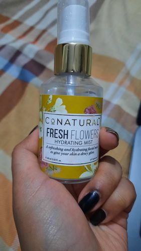 Customer photo review of Fresh Flowers Hydrating Mist