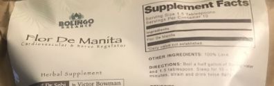 Customer photo review of Flor De Manita