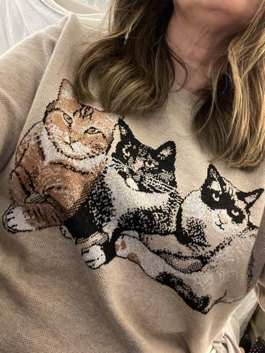 Customer photo review of Full-Body Pet Custom Sweater
