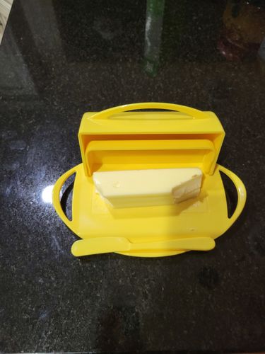 Customer photo review of Butterie - Yellow Butter Dish