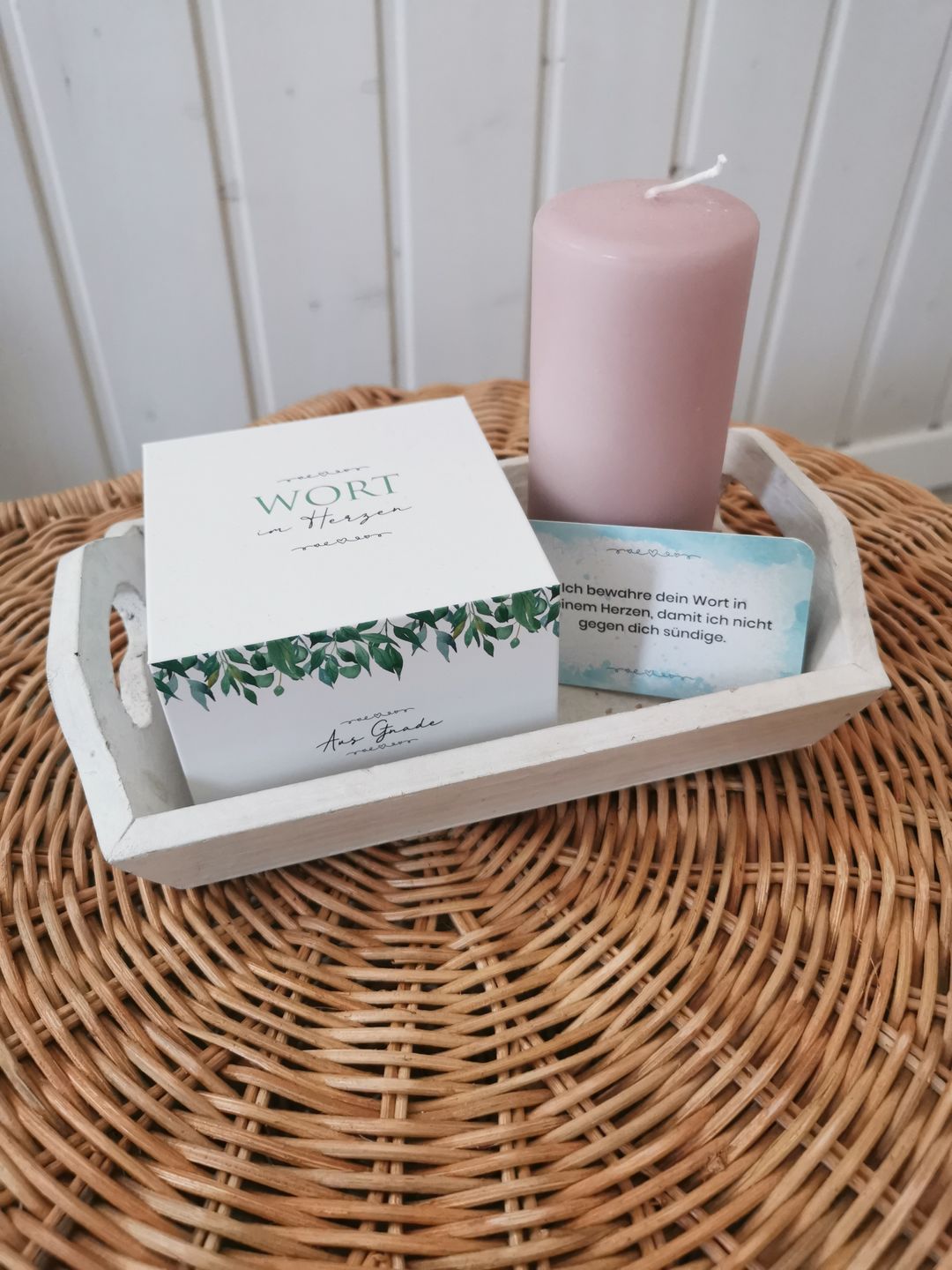 Customer photo review of Wort im Herzen · Basis-Set + Aufbewahrungsbox · Bibelverse