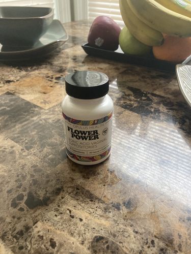 Customer photo review of Flower Power® Boric Acid Suppositories for Odor and Balance (30ct/ea)