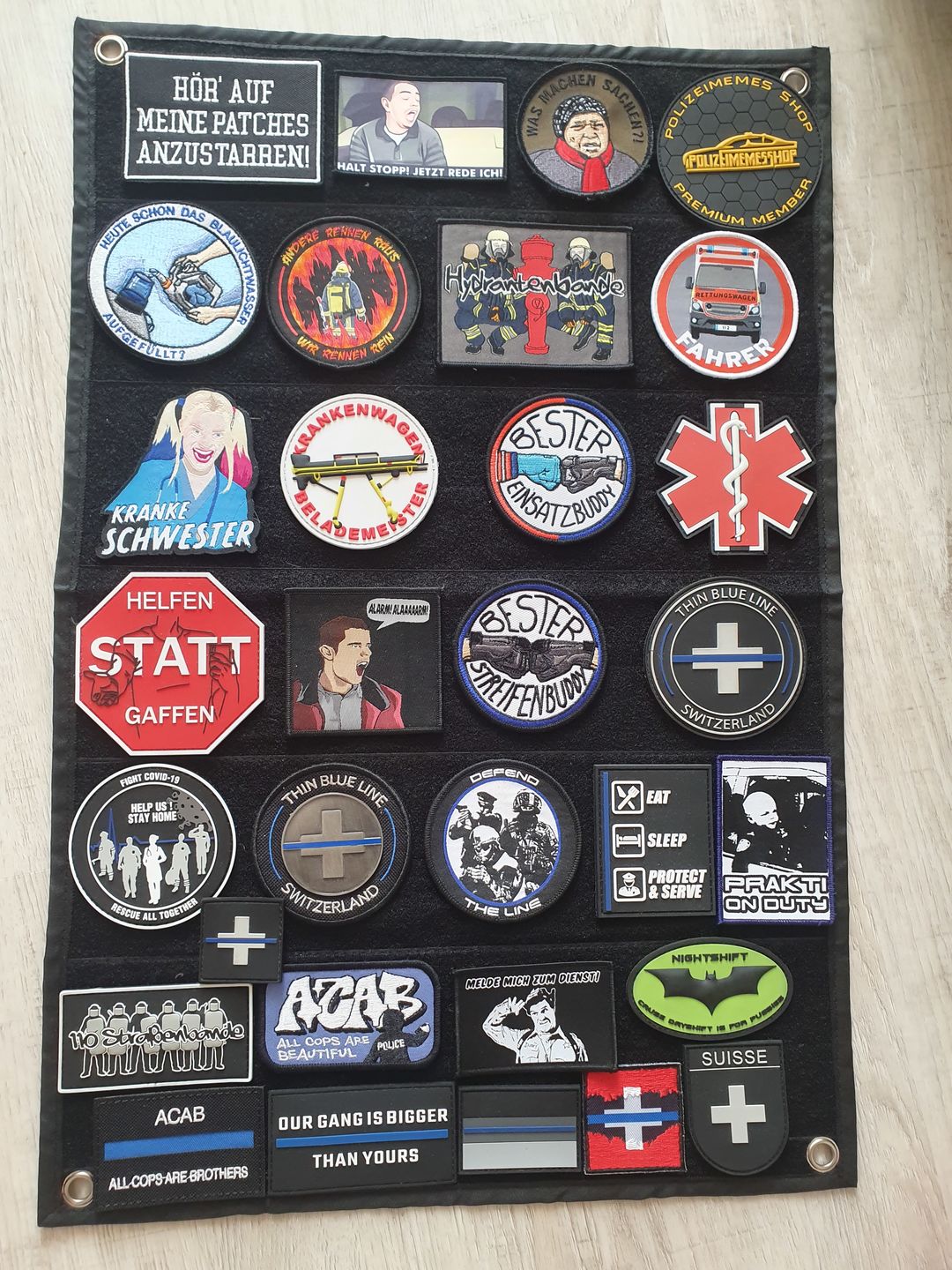 Customer photo review of Morale Patches