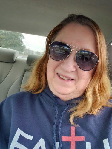 Customer photo review of Faith Over Fear Hoodie