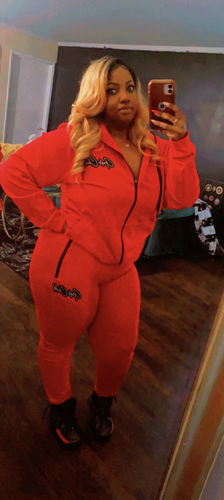 Customer photo review of God`s Child Signature Tech Fleece Suit