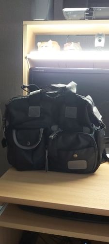 Customer photo review of Women Waterproof Handbags Solid Shoulder Bags