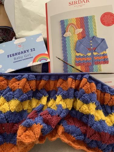 Customer photo review of Feb 2022 Baby-Girl Box