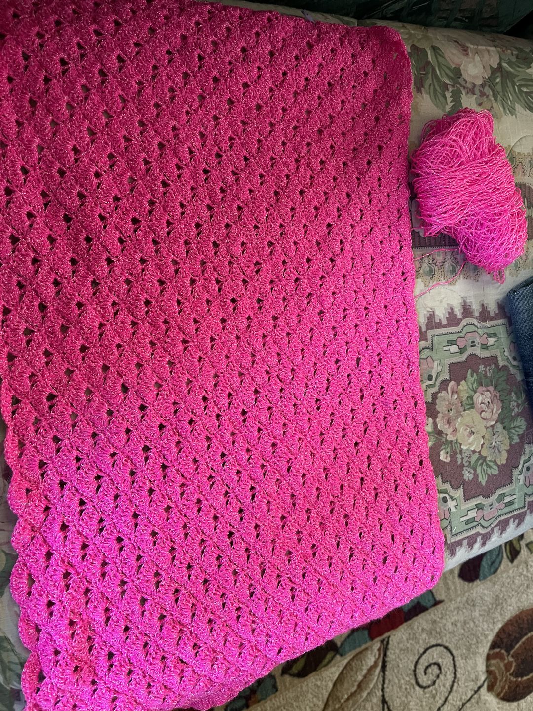 Customer photo review of CRYSTAL [100grs] - 1 of 2 -  La Pantera Rosa | Fine Mexican Crochet Thread Yarn for Clothing and Crafts
