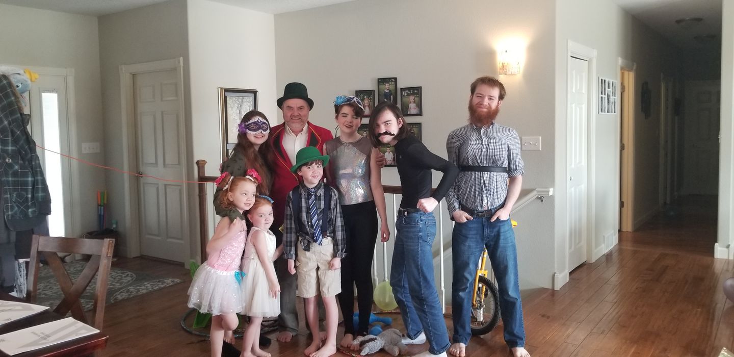 Customer photo review of Circus Murder Mystery Host Your Own Game Kit