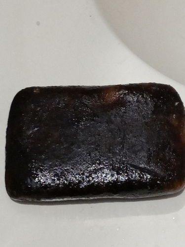 Customer photo review of Tea Tree & Honey Black Soap Facial Bar