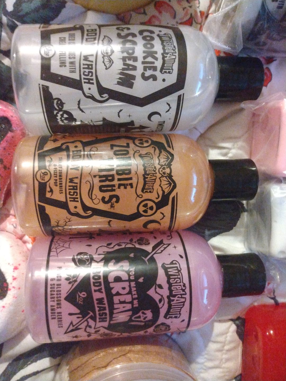 Customer photo review of Zombie Virus Body Wash
