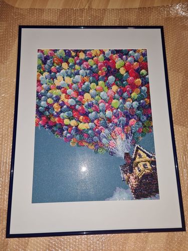 Customer photo review of 5D Diamond Painting Farbige Luftballons