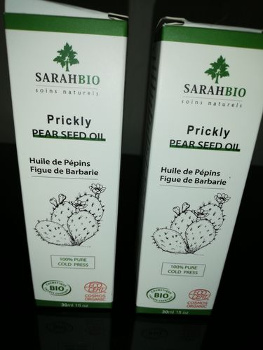 Customer photo review of Sarahbio - huile de pépins de figue de barbarie - 30 mL