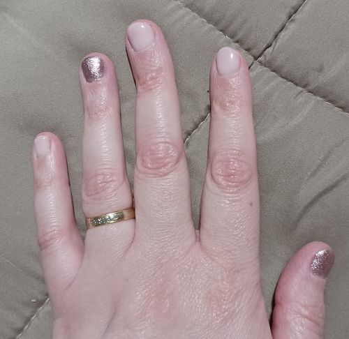 Customer photo review of Fiber base gel Didier Lab Milky Pink 10ml