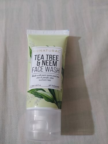 Customer photo review of Tea Tree & Neem Face Wash