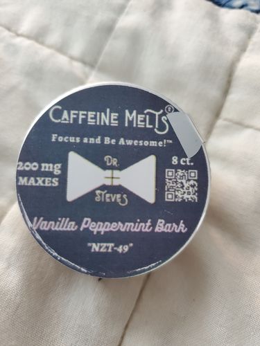 Customer photo review of Vanilla Peppermint Bark Caffeine Melt® Max Pack (8/20/28ct)