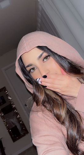 Customer photo review of EYEVOS Polar Lights Green Colored Contact Lenses